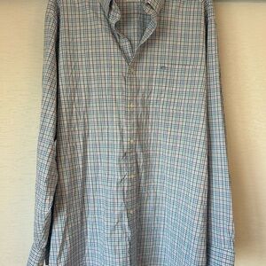 Southern Tide Multicolor Plaid Button Down Shirt XL